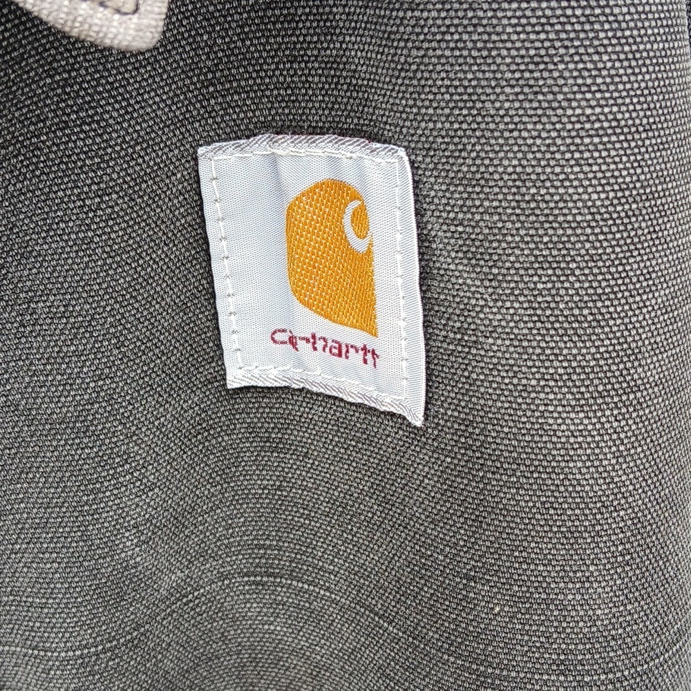 Carhartt Black LightweigJacket with  Collar MEN SZ LARGE Staincore Pee-core - Picture 2 of 9